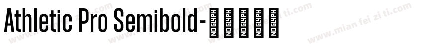 Athletic Pro Semibold字体转换